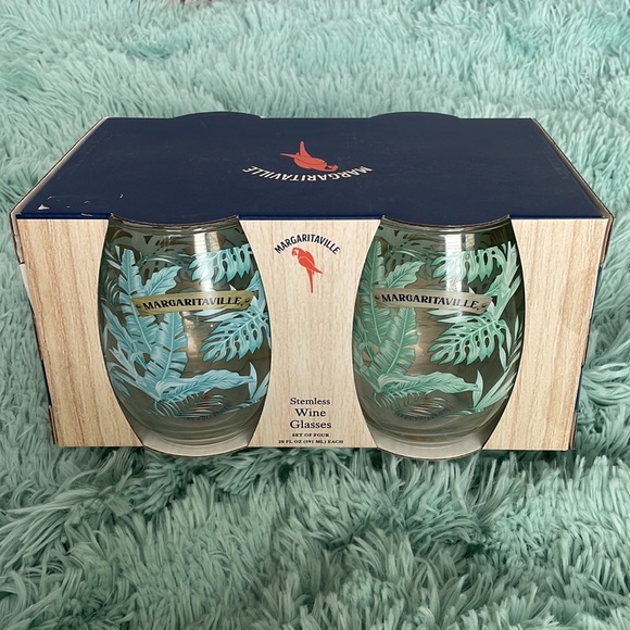 Margaritaville Kitchen Margaritaville Stemless Wine Glasses Poshmark